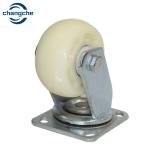 6 Inch Overall Height Heavy Duty Caster Wheels With Ball Bearing Gray Wheel