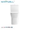 Buy cheap SWM8608 Rimless Ceramic One Piece Toilet Square Elongated Toilet Bowl Ceramic Single Unit Toilet from wholesalers