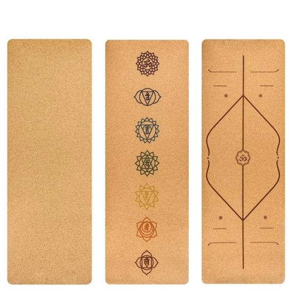 Buy cheap Cork Material Yoga Mat, Workout mat, Patterned Design Cork Yoga Mat, ECO-Friendly Yoga Mat,Gym Mat from wholesalers