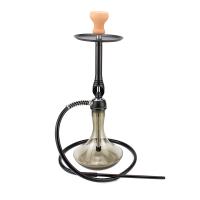 Buy cheap Middle Black Shisha Wookah Cup Aluminum Stem Glass Base Hookah product