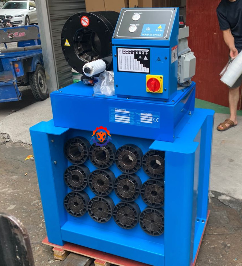 SP60 Hydraulic Hose Crimping Machine 380V 220V Crimping Machine 15 Set Dies