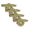 Buy cheap 100kg Loading V Groove Wheels , 50mm Heavy Duty Castors from wholesalers