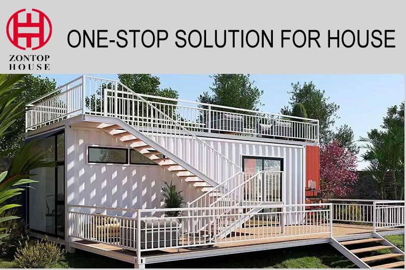 Zontop Quick Install Luxury Design For Canteen Shopping Mall Building Warehouse Steel Shipping Container