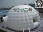 10m dia Inflatable Igloo Tent With Clear Top Roof , Inflatable Dome Tent
