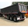 Buy cheap 80 Tons Hydraulic Side Box Tipper Dumper Dump Semi Truck Trailer for Nigeria Jost E100 from wholesalers