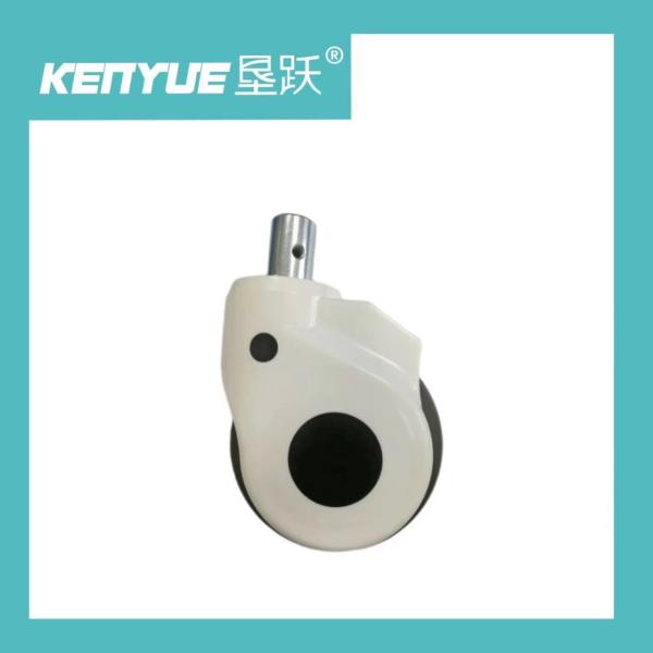Buy cheap 5 Inch Hand Cart Casters With Brake Hospital Medical White Color from wholesalers