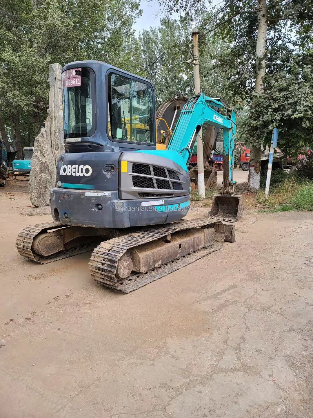 Second Hand Shensteel SK55SR Excavator Speed King 243KW Power 0.21m3 Bucket Capacity
