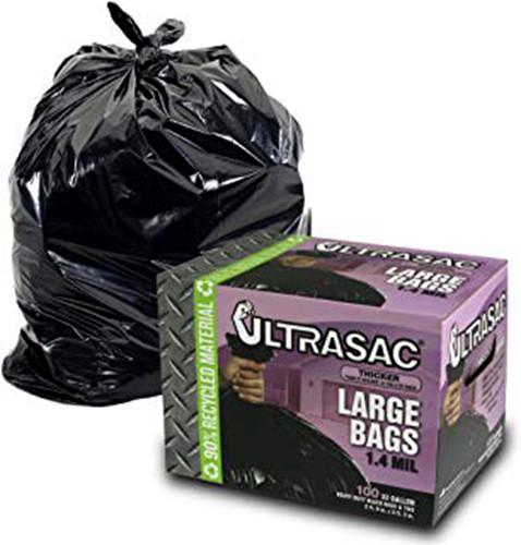 Buy cheap Plasticplace 55-60 Gallon Trash Bags 1.2 Mil Clear Heavy Duty Garbage Can Liners 38 x 58 100Count from wholesalers