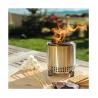 Buy cheap Outdoor Camping Stainless Steel Tabletop Fire Pit with Smokeless Wood Pellet Burning from wholesalers