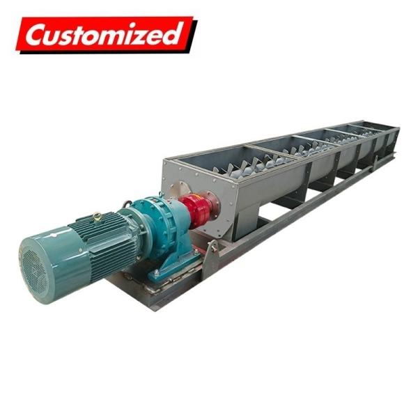 Buy cheap U Shaped Sludge Pipe Screw Conveyor For Granules And Grain Feeding from wholesalers