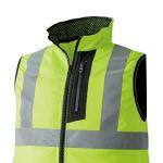 Fluorescent Reflective Fan Cooling Vest Double Fan Hi Vis Shirts