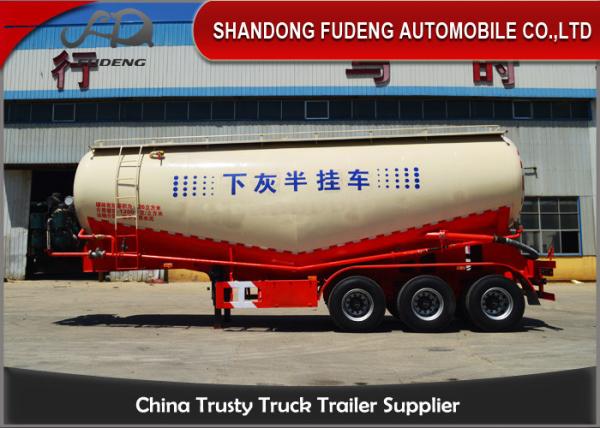 Buy cheap 60 ton Bulk Cement Tanker Trailer transport powder, silos cement trailer from wholesalers