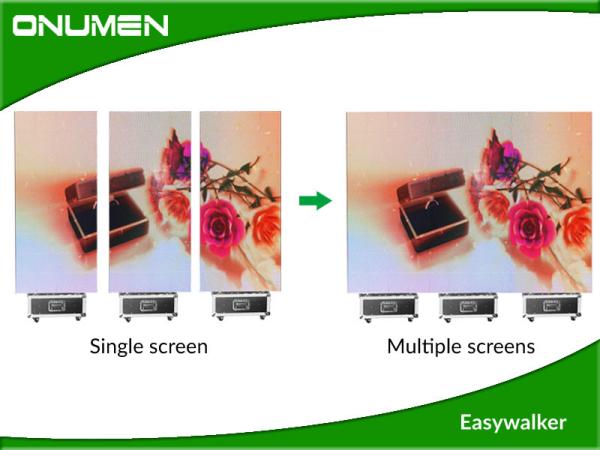 3000 Nits Totem LED Display P6 Industrial Grade Screen Video Wall Hire Metal