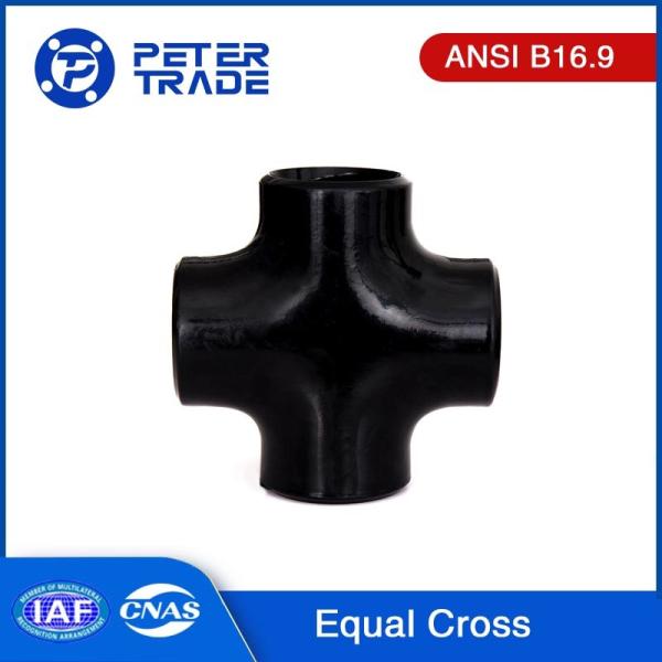 Buy cheap ASME B16.9 ASTM A234 Carbon Steel Butt-welding Fittings Pipe Fitting Equal Cross 1/2 NPS To 48 NPS from wholesalers