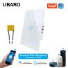 Buy cheap 1gang Live Wire Seamless Connectivity Tempered Glass Intelligent Wall Switch WI FI Remote Con from wholesalers