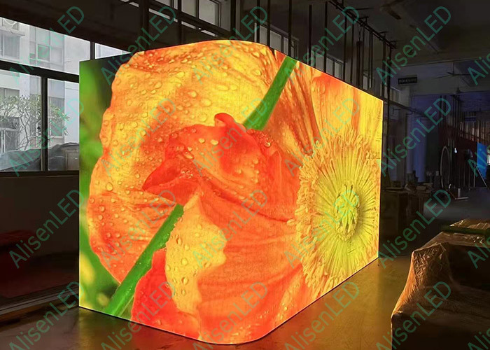 PCB Flexible LED Video Wall Curved Flexible LED Display Screen IP68