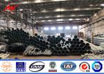 ISO Galvanized Power Line Steel Transmission Pole Hot Dip 160Km/H