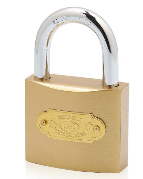 Buy cheap High Security Padlock Imitate Brass Arc Type Padlock (Brass Painted Finishing) Customized Logo from wholesalers