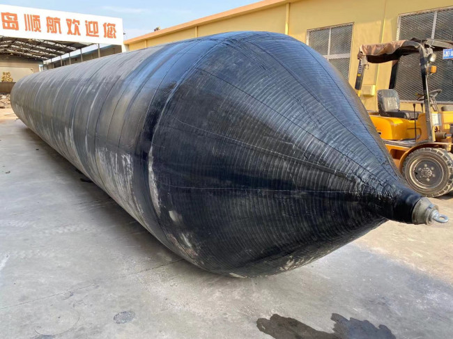 Under Water Refloating Boat Salvage Airbags Black Rubber Boat Recovery Air Bags