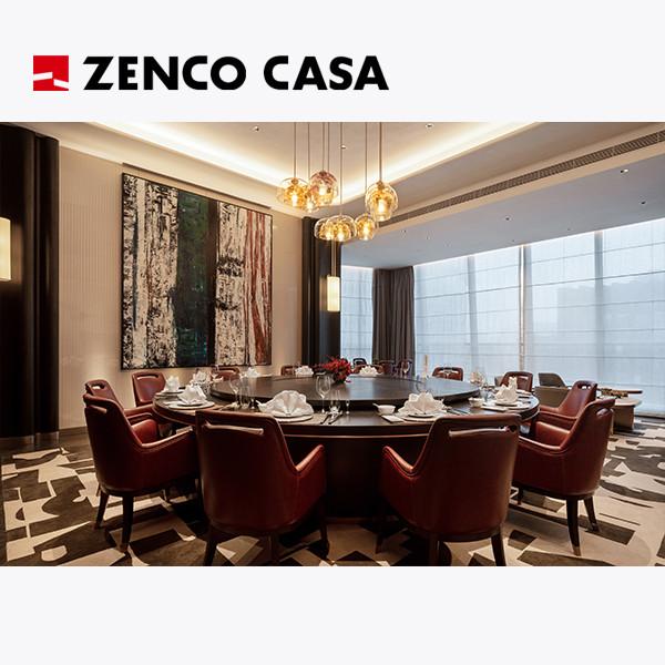 Buy cheap Light Luxury Hotel Restaurant Furniture Includes Electric Table And Leather Dining Chairs from wholesalers