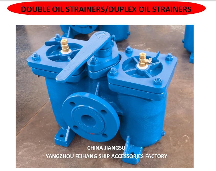 2"-DN50 Double Oil Filter & Duplex Oil Filters Model AS16050 Cb/T425 Body Cast Iron Filter Cartridge Stainless Steel