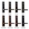 Buy cheap Swiping Card Hotel Smart Locks Black Zinc Alloy Door Lock 25uA Static Current from wholesalers