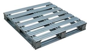 Buy cheap Galvanized Finished Steel Pallet, Uniform Floor Static Capacity 8000 Lb, Uniform Fork Dynamic Capacity 4000 Lb from wholesalers