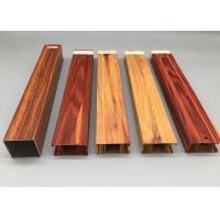 Buy cheap Lightweight Sliding Door Wood Finish Aluminium Profiles For Furniture , product