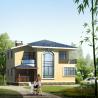 Buy cheap Ultra Modern Light Steel Prefab House / Double Story Prefab Homes Heat Resistant from wholesalers