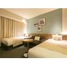 Buy cheap Micronesia small hotel inner design of furniture by wood bed with TV cabinet and loveseat sofa chaise from wholesalers