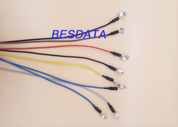BCI Researcher EEG Electrode Cap Used Multicolor Coated Gold EEG Electrodes Din 1.5