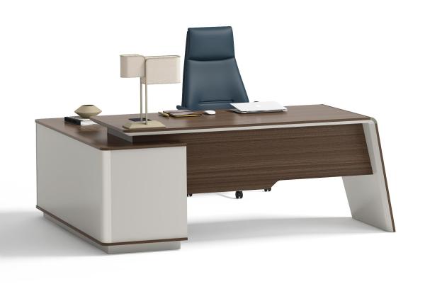 Buy cheap Commercial Executive Office Table Australian Oak + Gray Color from wholesalers