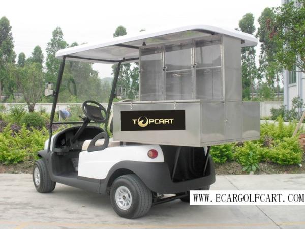 Buy cheap 2 Person Custom Electric Golf Carts Stainless Steel Material For Food Transportation from wholesalers