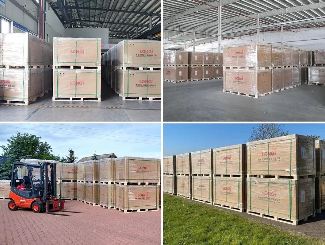 Solar Panel Package Longi Module 590w 595w 600w 580w 585w for House Installation Cost