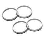 Four Pcs Aluminum Hub Rings , Wheel Hub Spacer Ring 10 Millimeter Thick