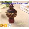Buy cheap Classical delicate PP plastic curtain rod finials for home decoration from wholesalers