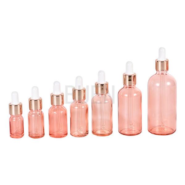 Buy cheap Rose Gold Dropper Bottle Packaging Glass Small Dropper Bottles 1oz from wholesalers