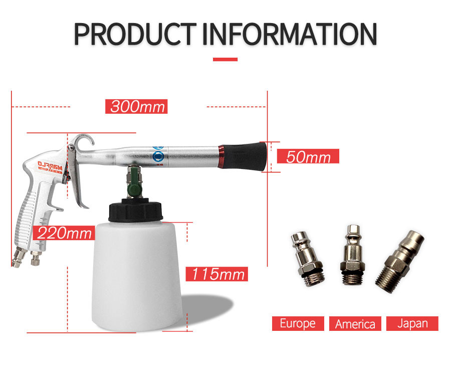 Silver Casting Car Washing Gun For Japan And Europe Gift Packaged