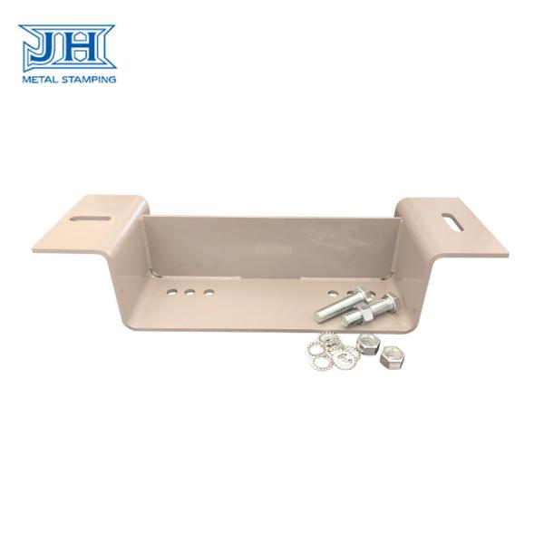 Buy cheap Custom powder coating stamping Assembly parts with screw Elevator brackets from wholesalers