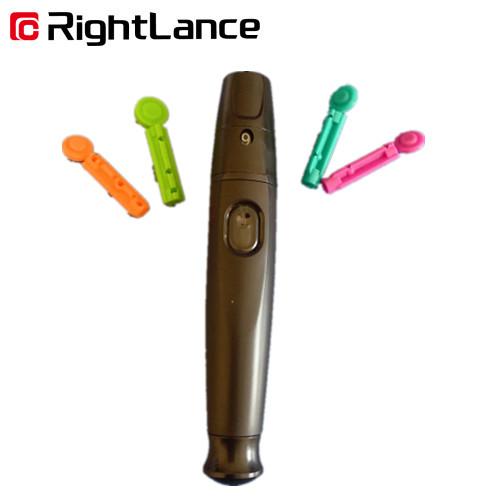 Buy cheap Reusable Diabetic Adjustable Lancing Device 21g Black ABS Case from wholesalers