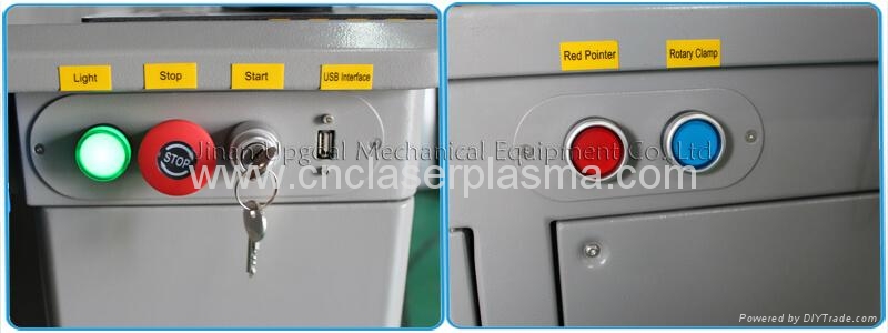 Light /E-stop/Red Pointer & Rotary Axis clamp
