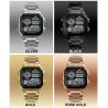 Buy cheap 45mm Stainless Steel Led Watch Waterproof OEM Goldtone Multi Functional from wholesalers