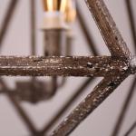 Rustic farmhouse cage chandelier for indoor lamp fixtures (WH-CI-82)