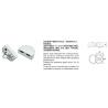 Buy cheap Glass door locks LC-012, stainless steel 304 plate, finishing satin or mirror from wholesalers