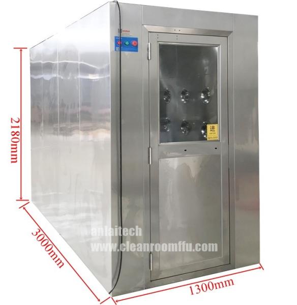 Buy cheap Stainless steel Air shower With Door Interlock from wholesalers
