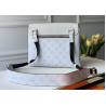Buy cheap Leather Message Tote Ladies White Cross Body Bag Monogram Eclipse from wholesalers