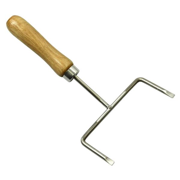 Buy cheap Beekeeping Equipment Stainless Steel Foundation Sheet Fork With Wooden Handle from wholesalers