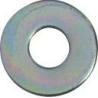 Buy cheap 10mm Round Flat Washers Yellow Galvanised Smooth Surface For Increasing Friction from wholesalers