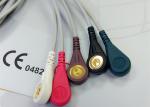 Medical Compatible ECG Patient Cable 12 Pin One Piece Ecg Cables And Leadwires