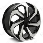 PCD 5x100-120 20 Inch Honda Replica Wheels 20x8.5 Black Gray JWL